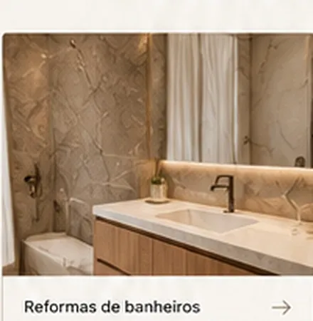 Banheiro com revestimento sofisticado